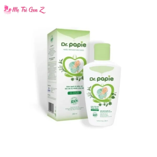 Sữa Tắm Dr Papie - Nước Tắm Thảo Dược Dr Papie Giúp Giảm Mẩn Ngứa Và Rôm Sảy