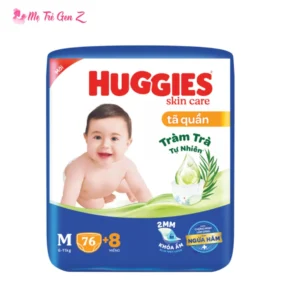 Tã Quần Huggies Tràm Trà Tự Nhiên SKINCARE Pants Mega Jumbo - SIÊU NHIỀU MIẾNG